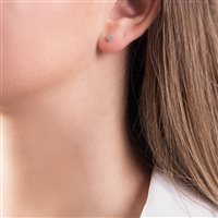 Earrings Mirco Visconti Woman Orecchini punti luce in White Gold Diamante AB647/3 - AB647/3